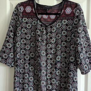 NEW Romeo & Juliet Couture Duster Kimono Maxi Cover Up Resort Luxury Loungewear